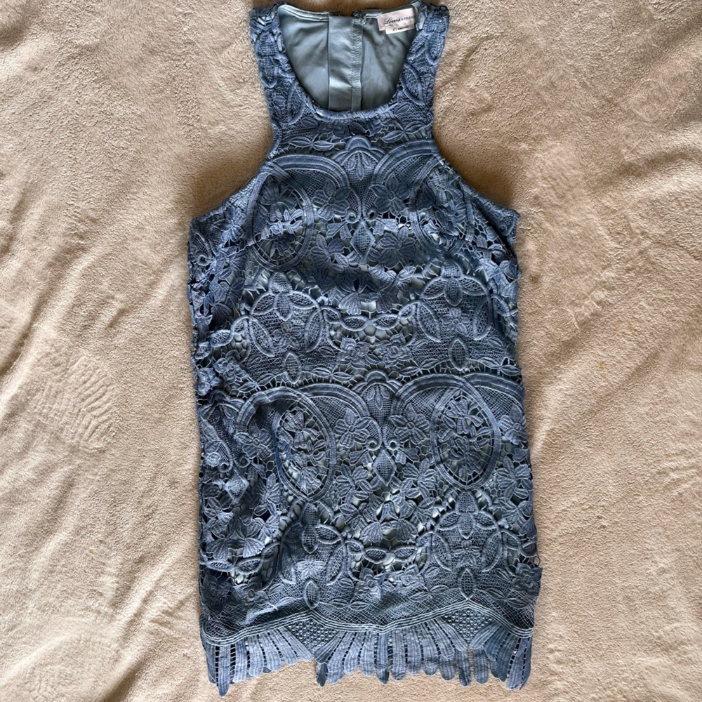 Revolve. Lovers + friends, blue summer dress. Never worn